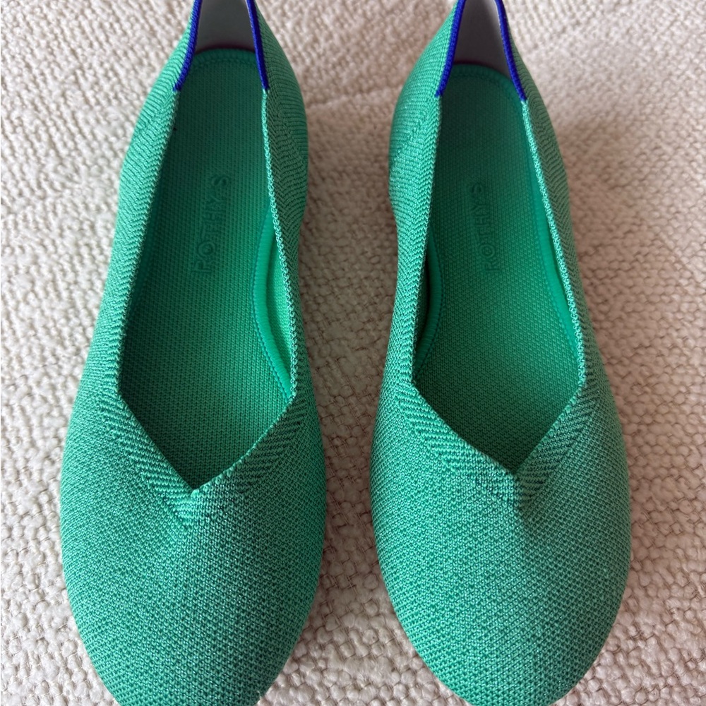 Rothy's Green Knit Flats for Everyday Comfort